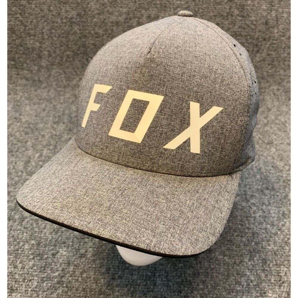 Fox Racing Hat Mens L/XL Moth Flexfit Cap TruDri Wicking Vented Nylon